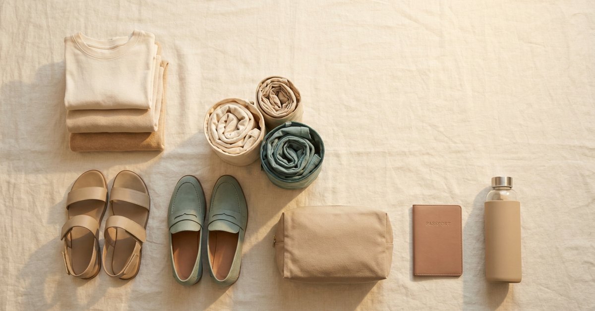 carry on packing list — Her Own Compass, financial freedom & travel for women on one income
