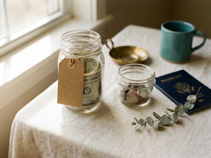 a separate automated savings account for a travel fund — Her Own Compass, financial freedom & travel for women on one income