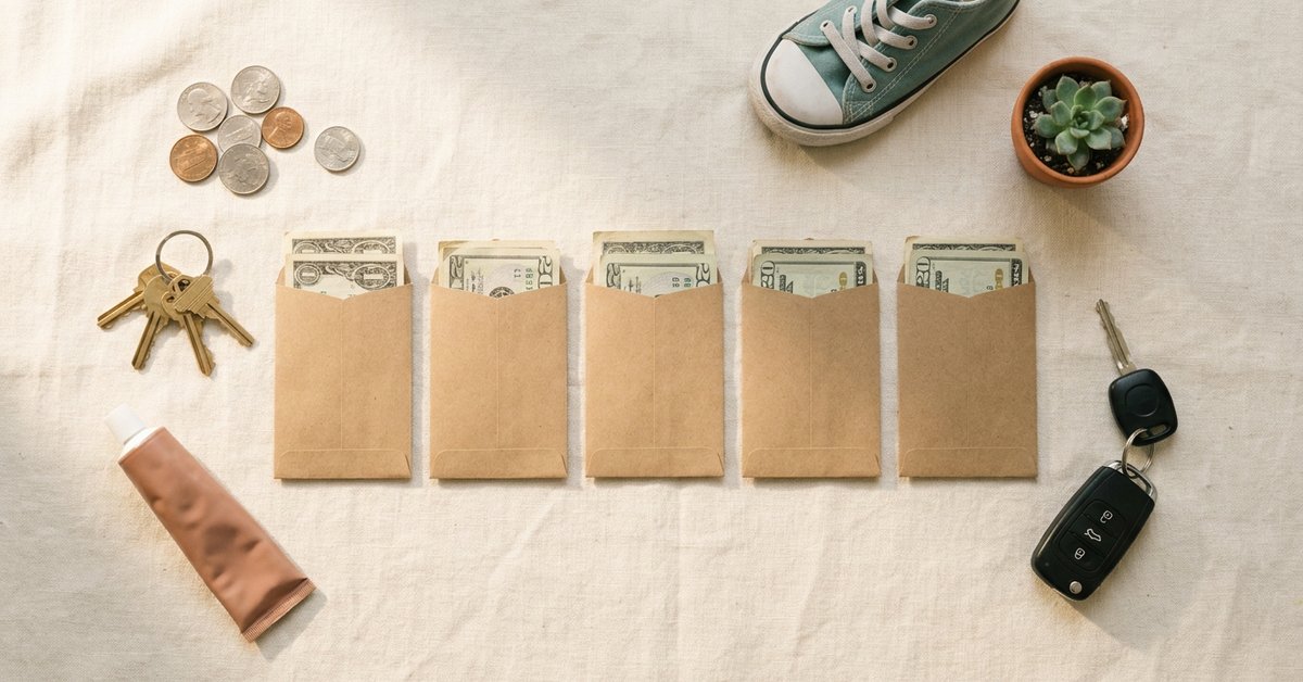 sinking funds categories — Her Own Compass, financial freedom & travel for women on one income