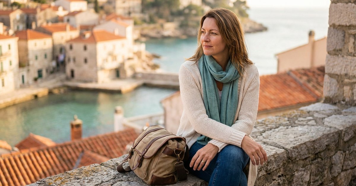 solo travel quotes — Her Own Compass, financial freedom & travel for women on one income