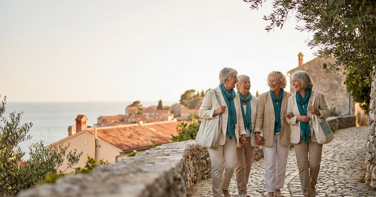 women only tours over 50 — Her Own Compass, financial freedom & travel for women on one income