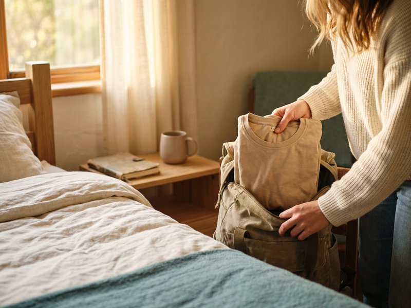 affordable solo travel destinations — Her Own Compass, staying in a comfortable budget guesthouse