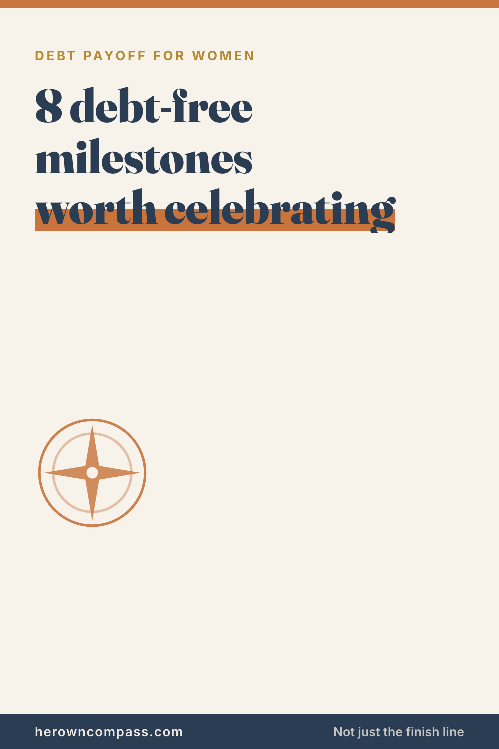 A debt-free journey has real milestones worth marking long before the balance hits zero: the first $1,000 saved — save this pin for later
