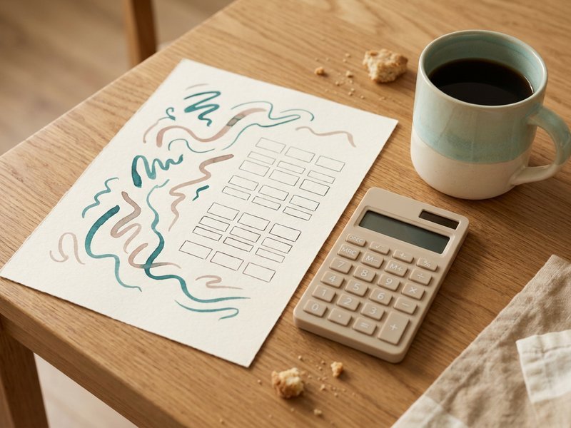 debt payoff for beginners, writing down numbers and a budget plan, herowncompass.com