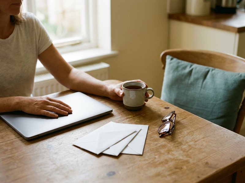 debt payoff tracker monthly review at the kitchen table — Her Own Compass, financial freedom & travel for women on one income