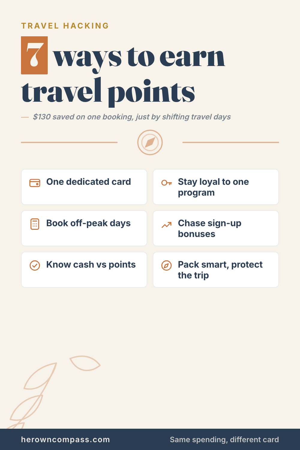 how to earn travel points — save this pin for later