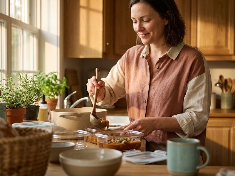 frugal home tips, warm aspirational image for independent women mastering money and travel on one income, herowncompass.com