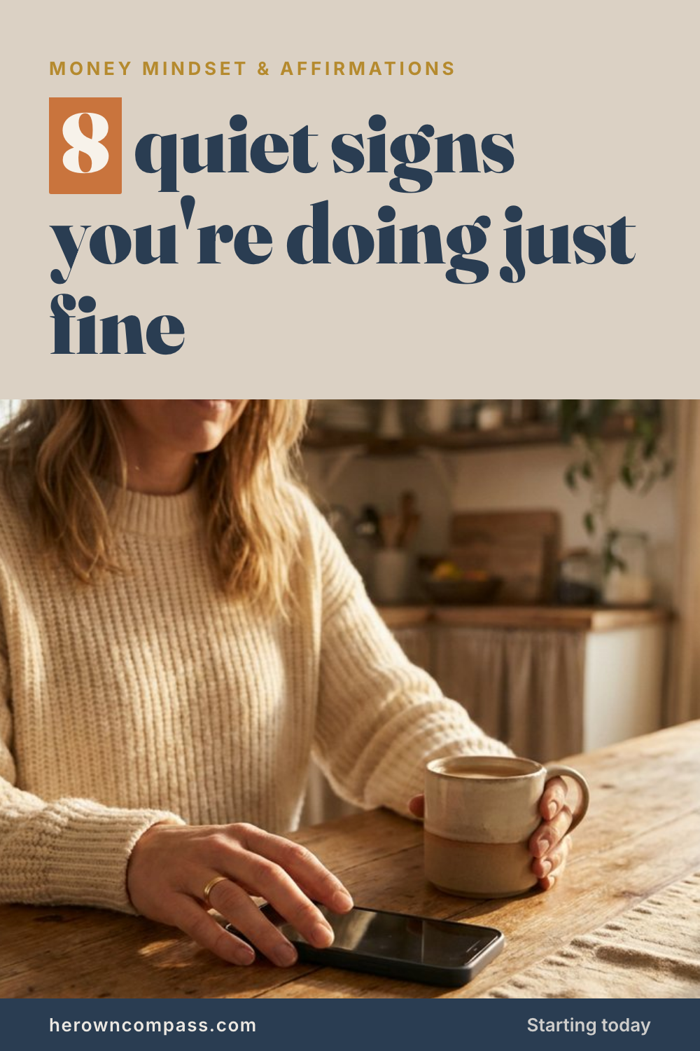 what a healthy relationship with money actually looks like — save this pin for later