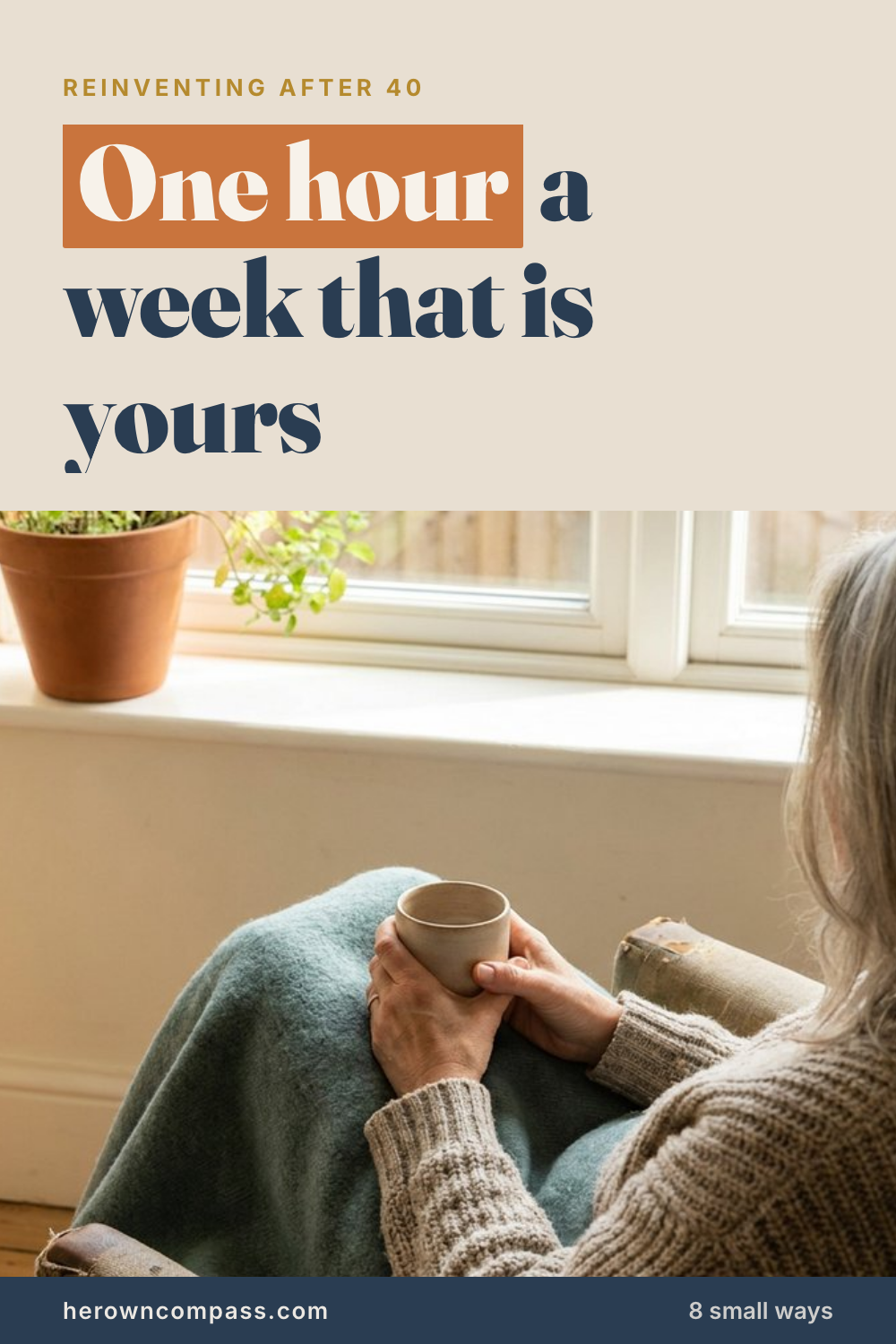 How to live for yourself again starts far smaller than the internet suggests — save this pin for later
