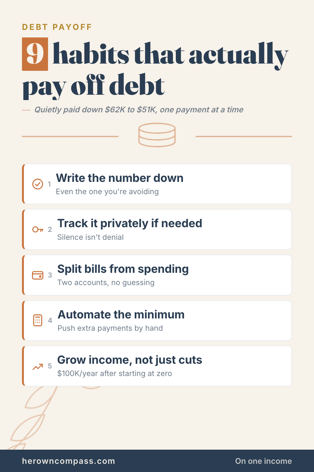 how to pay off debt — save this pin for later