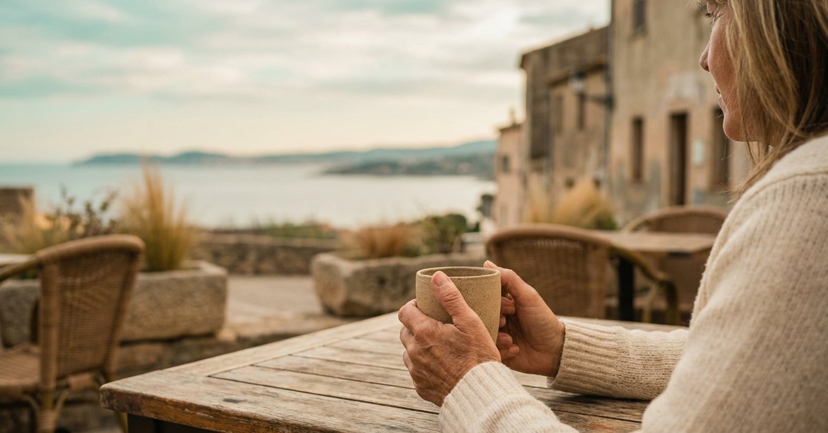 slow travel destinations, warm aspirational image for independent women mastering money and travel on one income, herowncompass.com