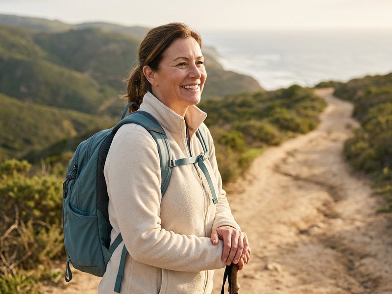 easy walking and hiking days for solo travel over 50 — Her Own Compass, financial freedom & travel for women on one income