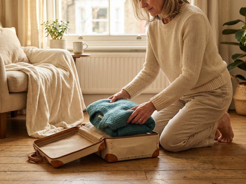 solo travel over 50 for beginners, packing for a first trip, herowncompass.com