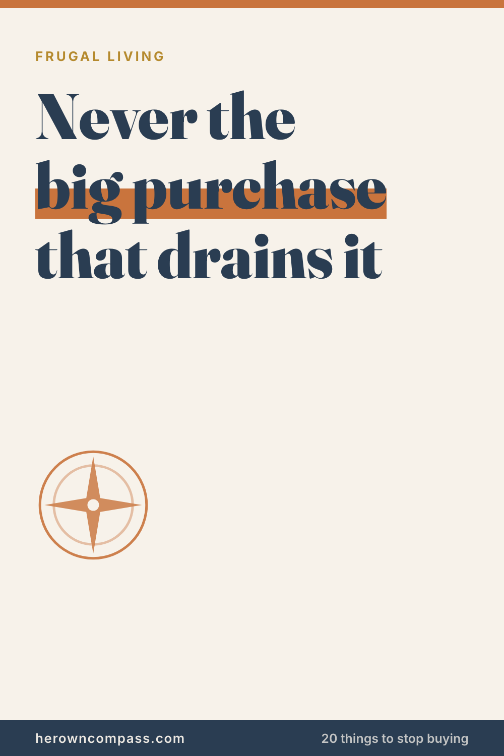things to stop buying to save money — save this pin for later