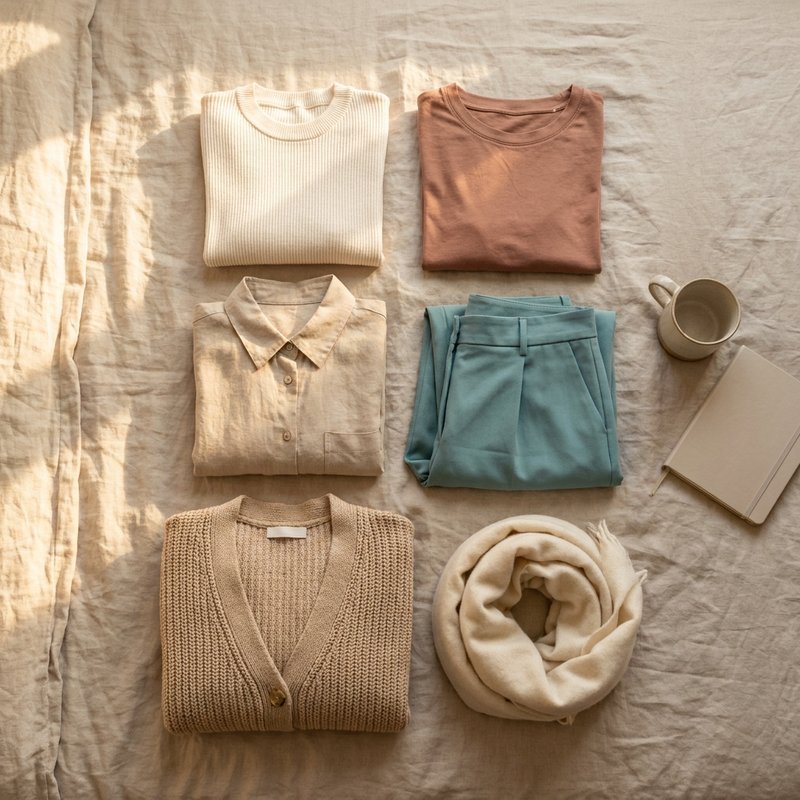 capsule wardrobe of travel outfits for women packed in a carry-on — Her Own Compass, financial freedom & travel for women on one income