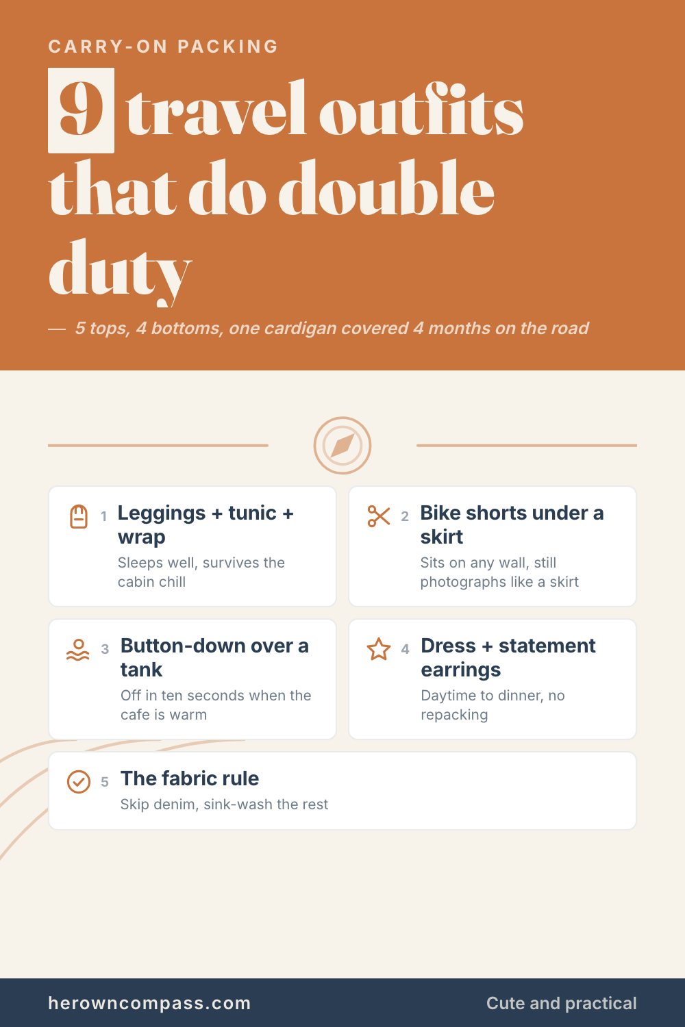 travel outfits for women that are cute AND practical — save this pin for later