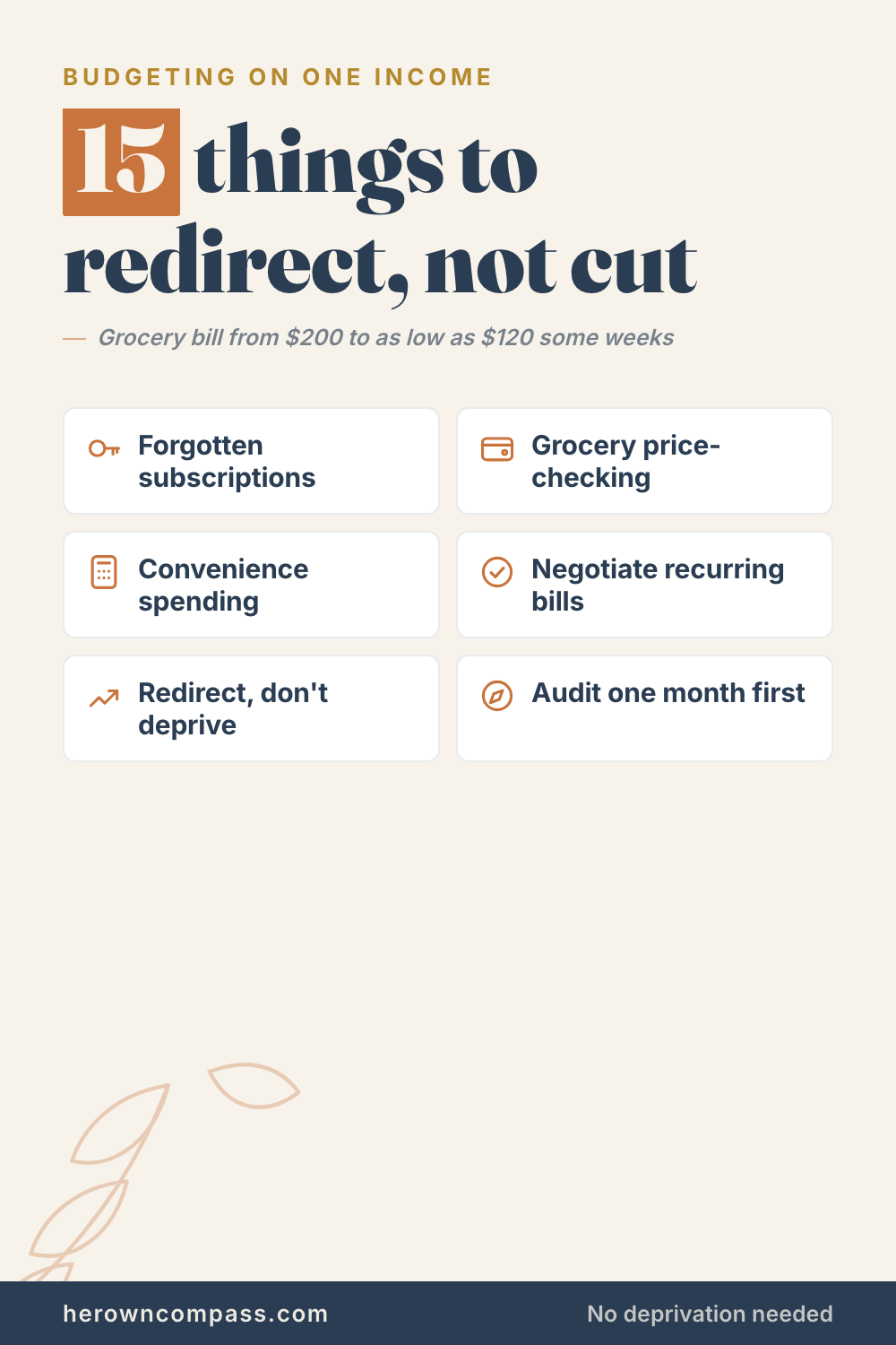 what to cut from your budget — save this pin for later