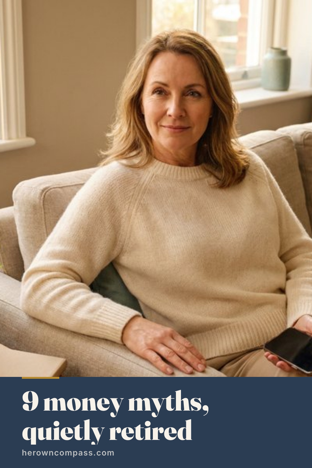 Nine investing myths keep women on one income sitting on the sidelines: too poor, too old, too uninformed, too behind — save this pin for later