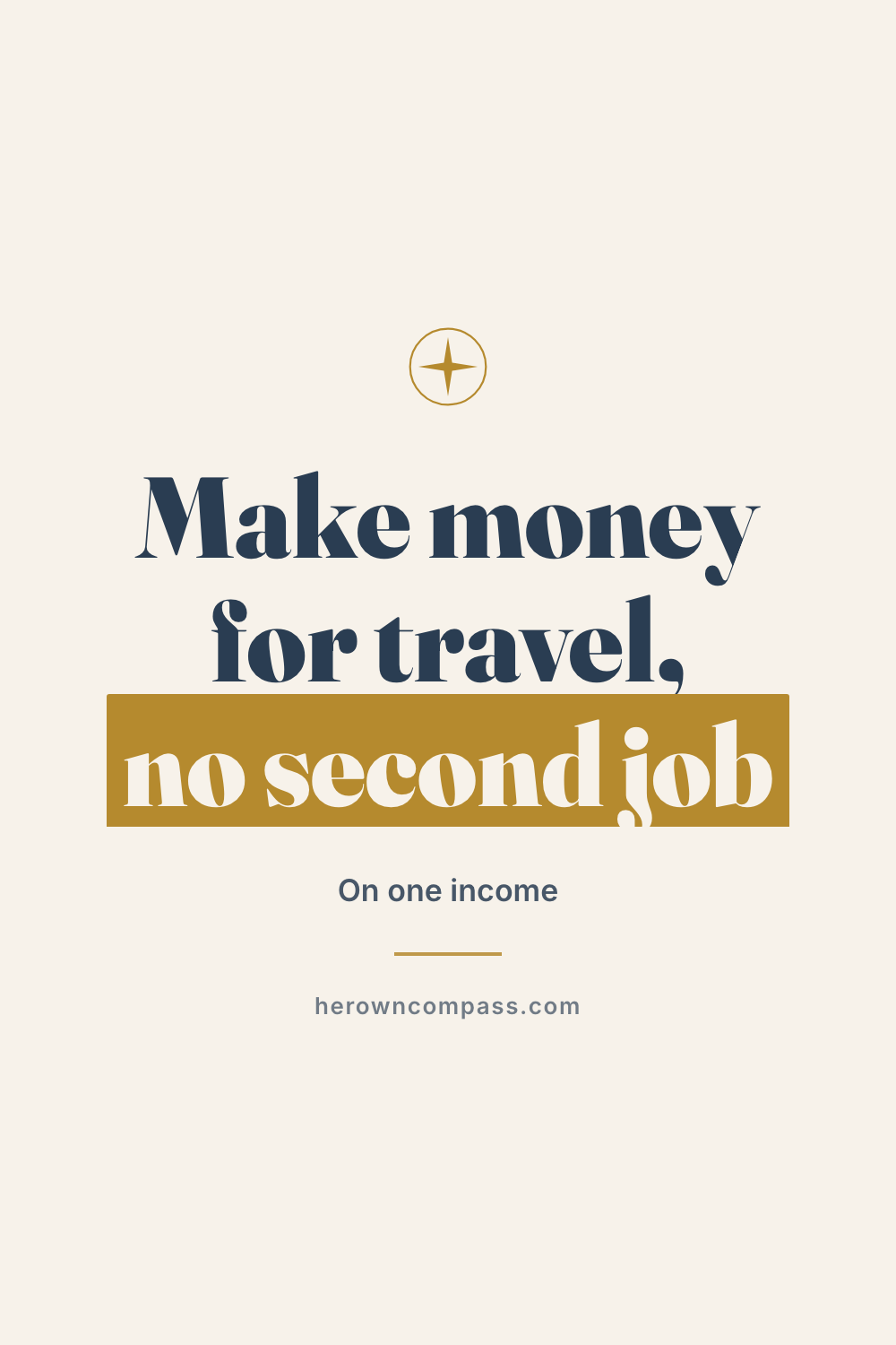 make money for travel — save this pin for later