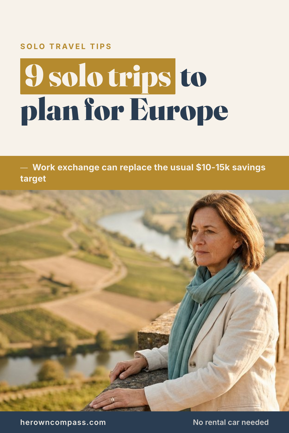 solo travel europe over 50 — save this pin for later