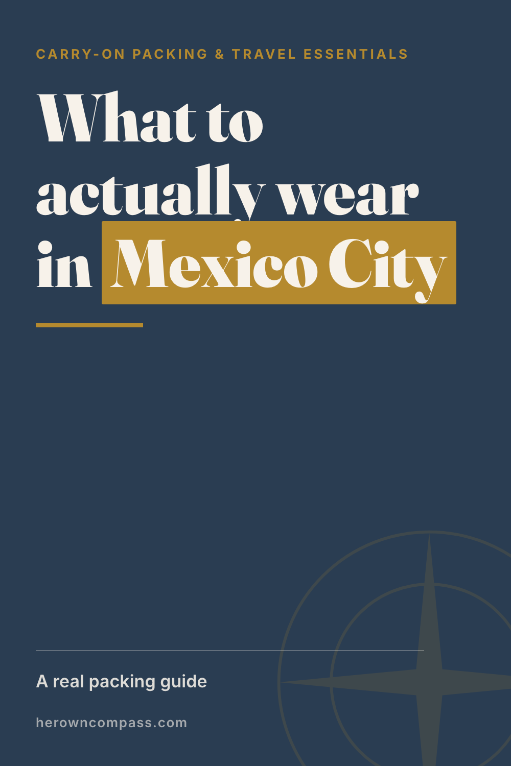 what to wear in Mexico City — save this pin for later